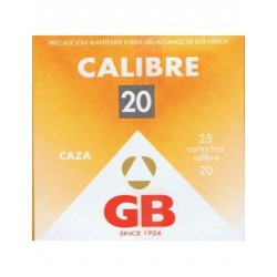 CARTUCHO GB CAL-20  24 GR